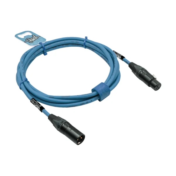 Kabel mikrofonowy XLR-M – XLR-F GoodDrut - miętowy