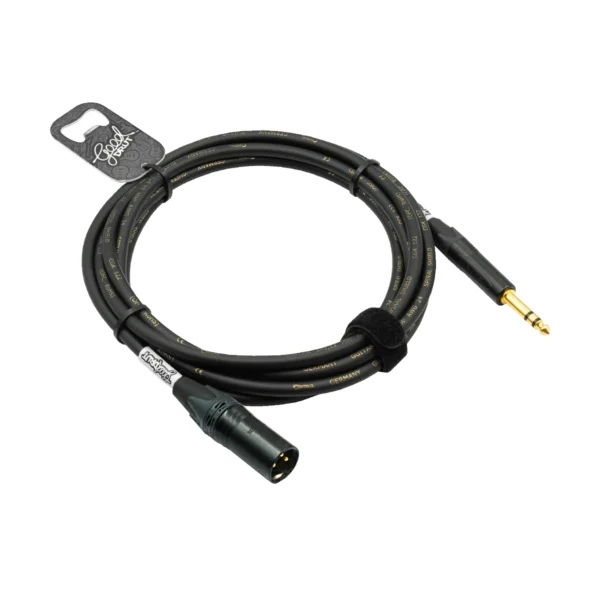 Kabel audio Jack TRS - XLR-M GoodDrut - czarny