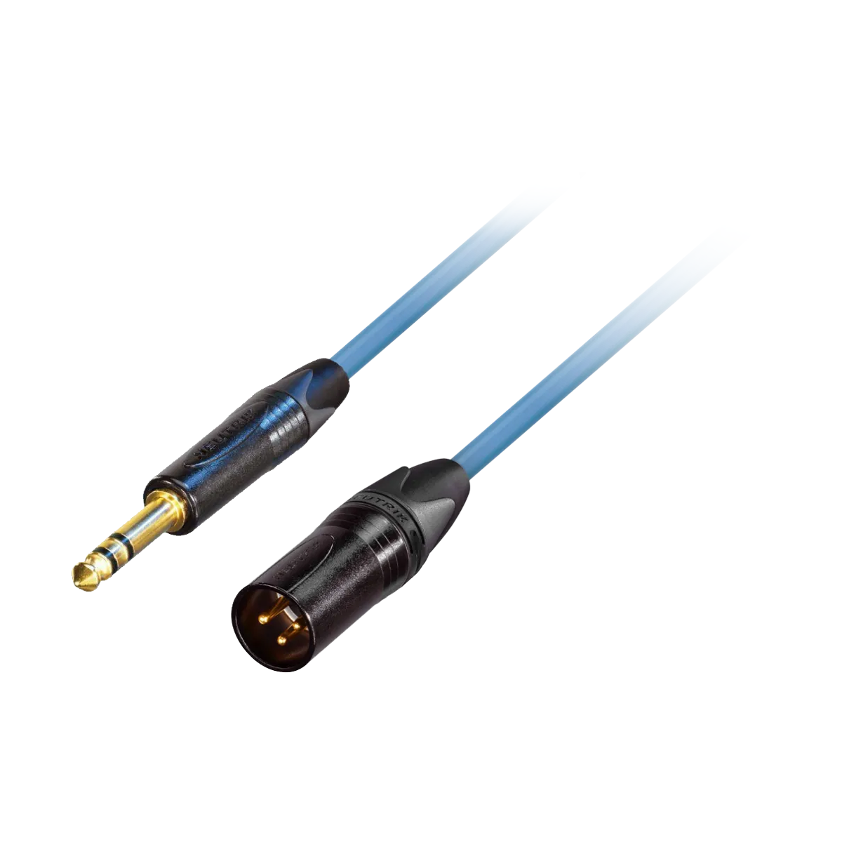 Kabel audio Jack TRS - XLR-M GoodDrut - miętowy