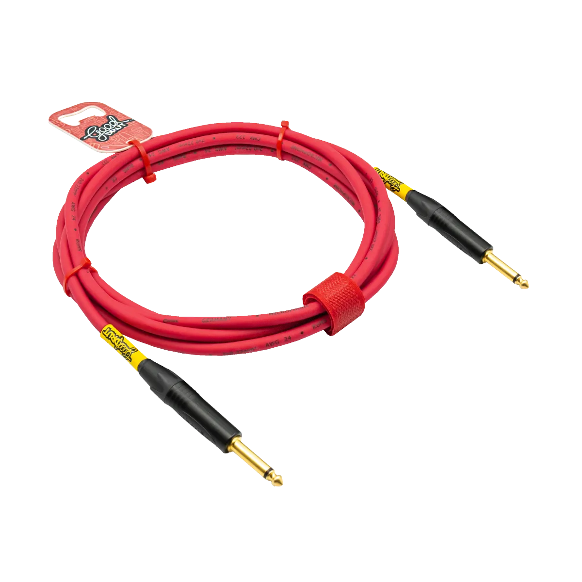 Kabel instrumentalny Jack-Jack GoodDrut - czerwony