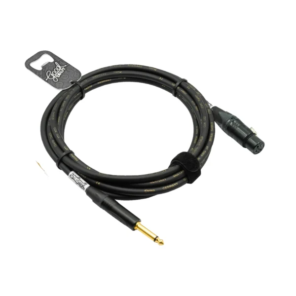 Kabel audio Jack - XLR-F GoodDrut - czarny
