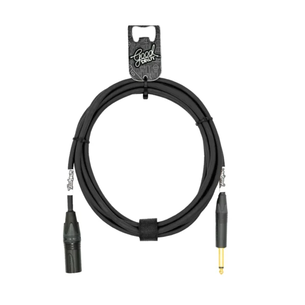 Kabel audio Jack - XLR-M GoodDrut - czarny