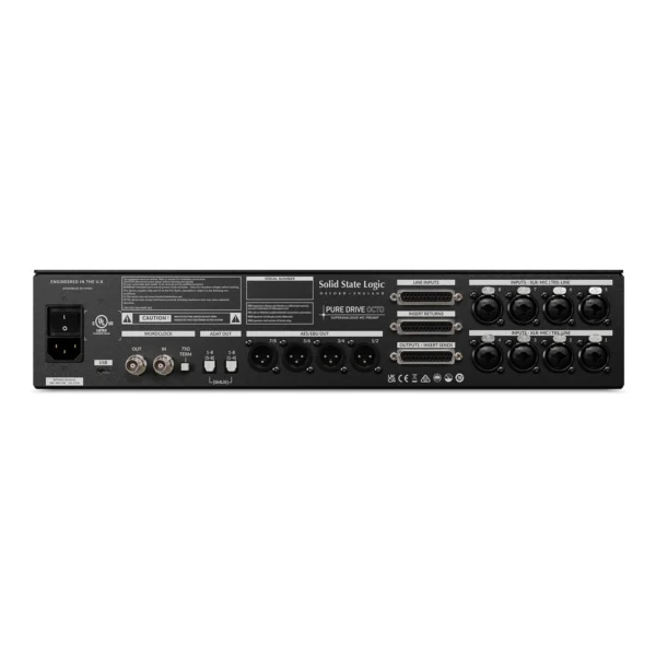 Solid State Logic PURE DRIVE OCTO – Profesjonalny 8-kanałowy przedwzmacniacz mikrofonowy z interfejsem USB