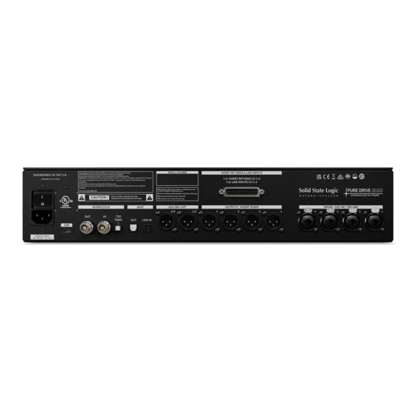 Solid State Logic PURE DRIVE QUAD – Profesjonalny 4-kanałowy przedwzmacniacz mikrofonowy z interfejsem USB