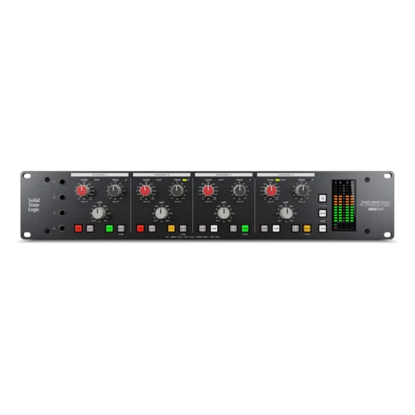 Solid State Logic PURE DRIVE QUAD – Profesjonalny 4-kanałowy przedwzmacniacz mikrofonowy z interfejsem USB