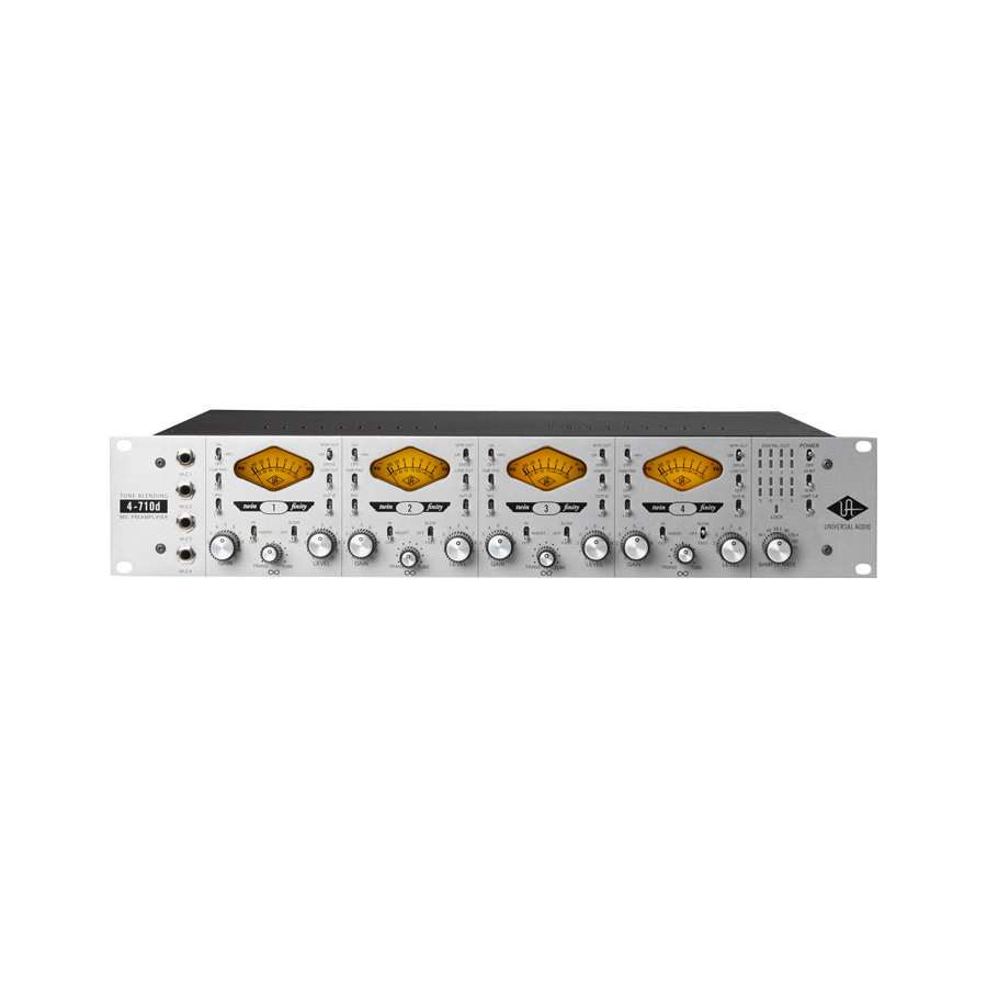 Universal Audio 4-710d Four-Channel “Twin-Finity” Mic Pre/AD – Wszechstronny Przedwzmacniacz z Konwersją A/D