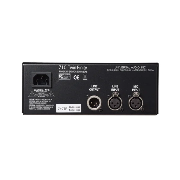 Universal Audio 710 Twin-Finity Tube & Solid State Mic Pre/DI – Wszechstronny Przedwzmacniacz z Technologią Tone-Blending
