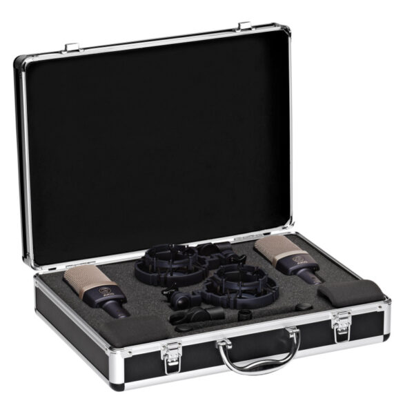 AKG C314 Stereo Set – Zestaw stereo mikrofonów pojemnościowych wielkomembranowych z czterema charakterystykami kierunkowymi