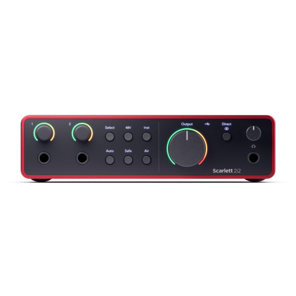 Focusrite Scarlett 2i2 4th Gen – Wszechstronny interfejs audio USB-C 2x2