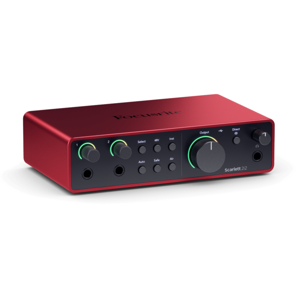 Focusrite Scarlett 2i2 4th Gen – Wszechstronny interfejs audio USB-C 2x2
