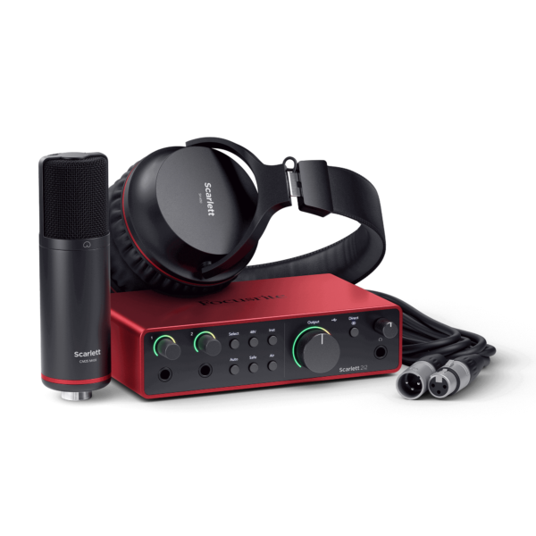 Focusrite Scarlett 2i2 Studio 4th Gen – Kompletny zestaw nagraniowy dla twórców