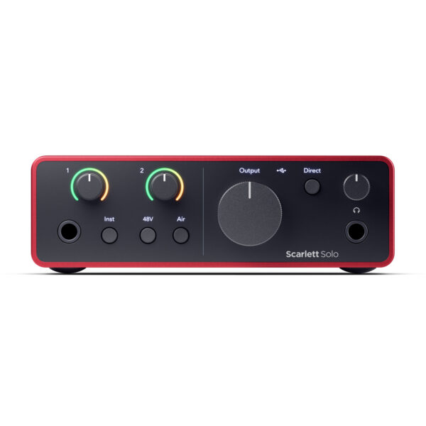 Focusrite Scarlett Solo 4th Gen – Kompaktowy interfejs audio USB-C 2x2
