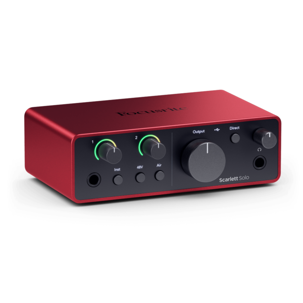 Focusrite Scarlett Solo 4th Gen – Kompaktowy interfejs audio USB-C 2x2