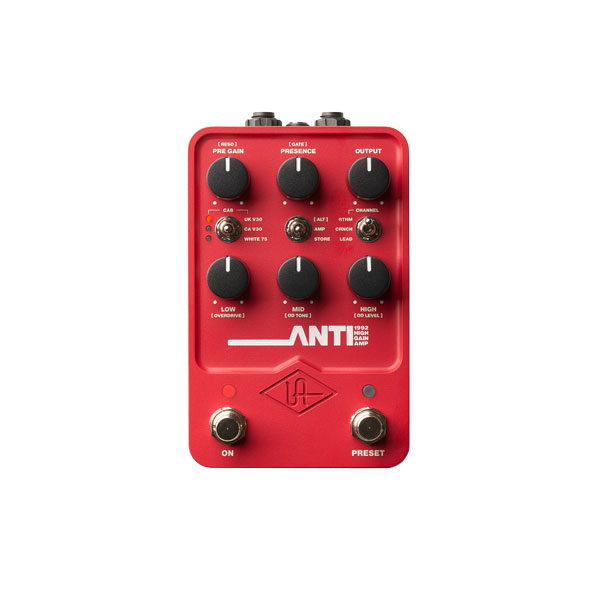Universal Audio UAFX ANTI 1992 High Gain Amplifier – Emulacja Legendarnego Wzmacniacza High-Gain