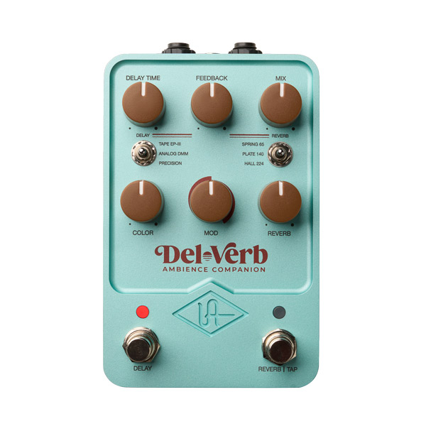 Universal Audio UAFX Del-Verb Ambience Companion – Klasyczne efekty w jednym miejscu