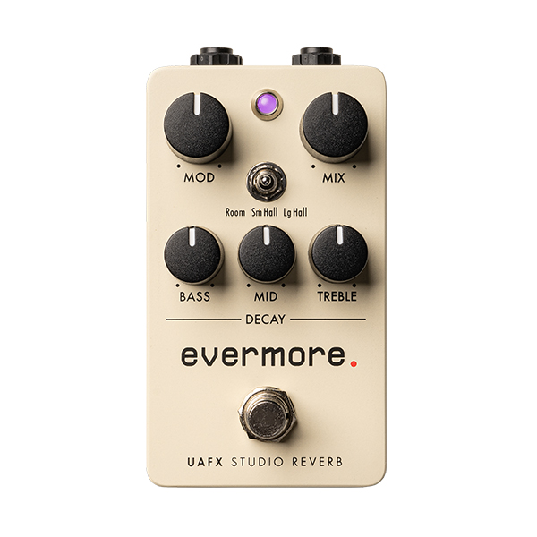 Universal Audio UAFX Evermore Studio Reverb – Klasyczny cyfrowy pogłos w kompaktowej formie