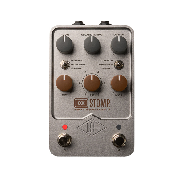 Universal Audio UAFX OX Stomp Dynamic Speaker Emulator – Profesjonalna emulacja kolumnn głośnikowych zamknięta w kompaktowej formie