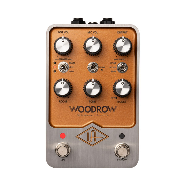 Universal Audio UAFX Woodrow ’55 Instrument Amplifier – Autentyczne brzmienie amerykańskiego tweedowego wzmacniacza z lat 50.