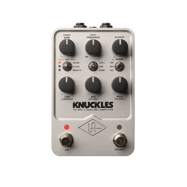 Universal Audio UAFX Knuckles ’92 Rev F Dual Rec Amplifier – Wysokogatunkowa Emulacja Wzmacniacza High-Gain