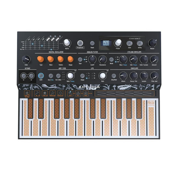 Arturia MicroFreak – Hybrydowy syntezator cyfrowo-analogowy z klawiaturą dotykową