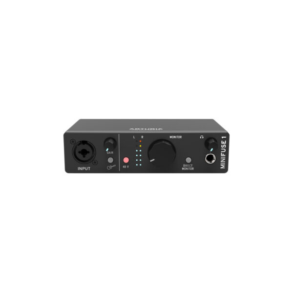 Arturia MiniFuse 1 Black – Kompaktowy interfejs audio USB-C 1x2