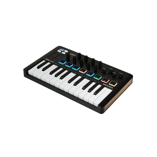 Arturia MiniLab 3 Black – Kompaktowy kontroler MIDI z 25 klawiszami
