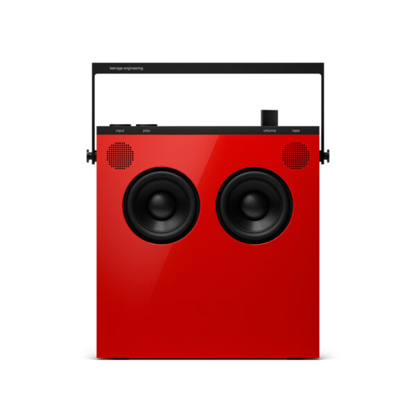 Teenage Engineering OB-4 Red – Przenośny głośnik Bluetooth z funkcją „magicznego radia”