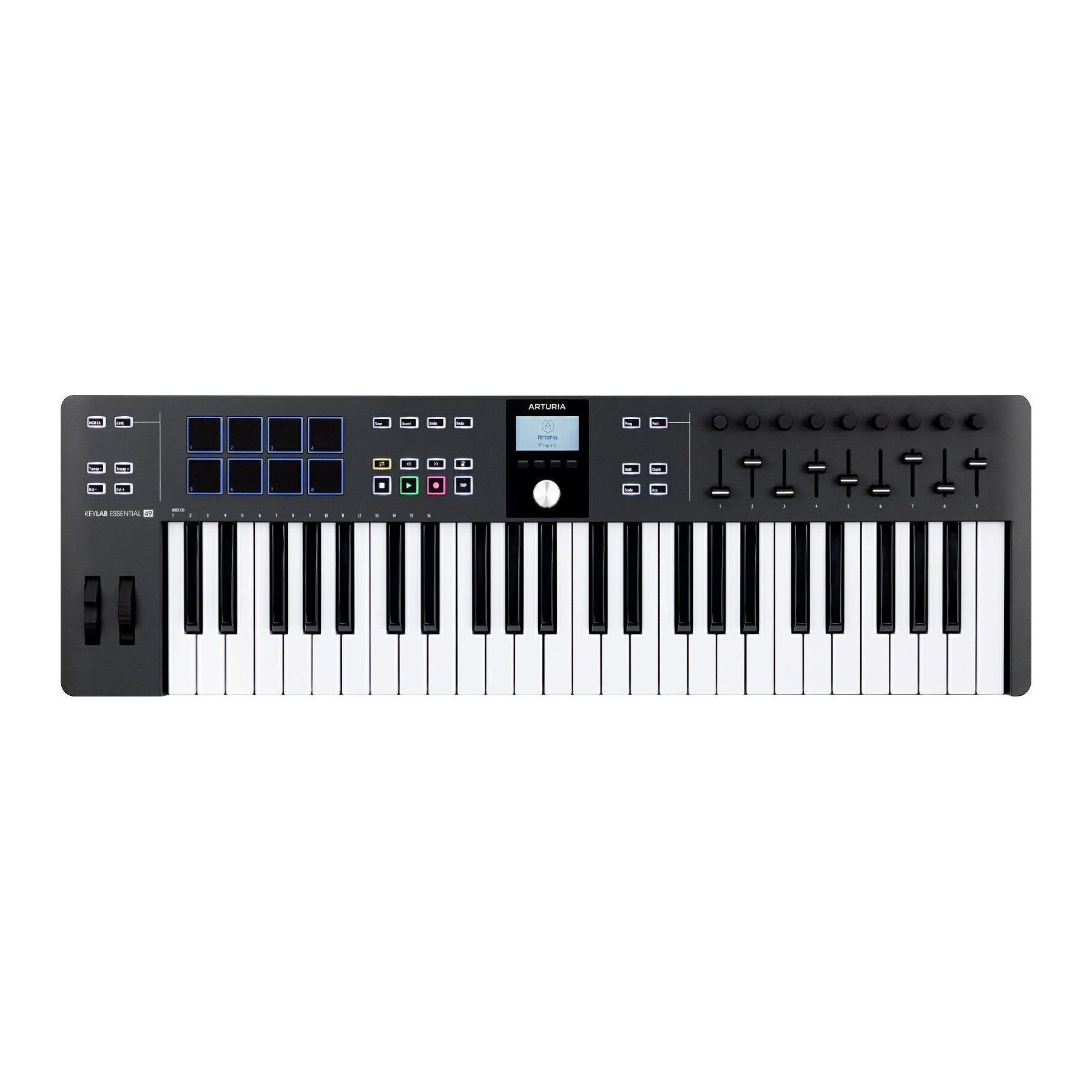 Arturia KeyLab Essential 49 MK3 Black – Wszechstronny kontroler MIDI dla kreatywnych muzyków