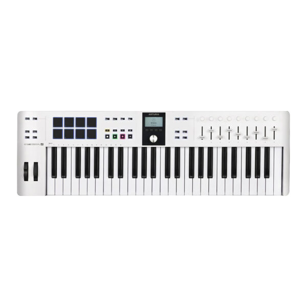 rturia KeyLab Essential 49 MK3 White – Wszechstronny kontroler MIDI dla kreatywnych muzyków