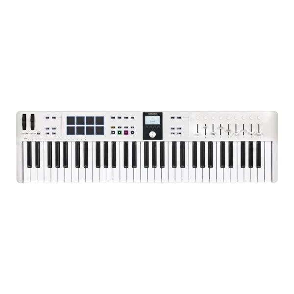 Arturia KeyLab Essential 61 MK3 White – Wszechstronny kontroler MIDI dla kreatywnych muzyków