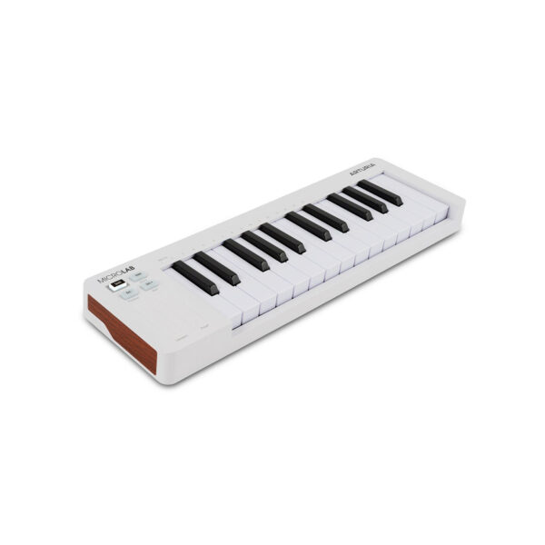 Arturia MicroLab Mk3 White – Kompaktowy kontroler MIDI z 25 klawiszami i zaawansowanymi funkcjami