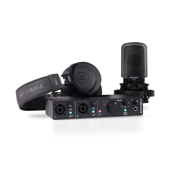 Arturia MiniFuse Recording Pack Black – Kompletny zestaw nagraniowy dla twórców audio